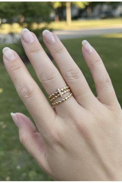 BAGUE AJUSTABLE EN ACIER...