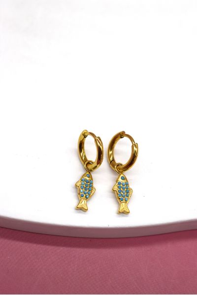 BOUCLES D'OREILLES EN ACIER...