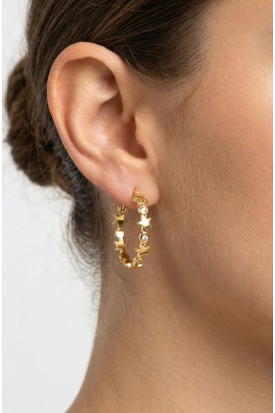 BOUCLES D'OREILLES EN ACIER