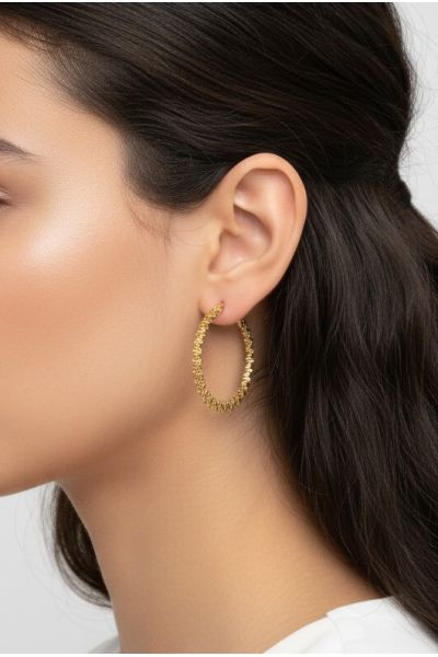 BOUCLES D'OREILLES EN ACIER