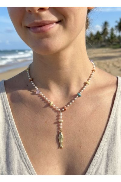 COLLIER "Y" EN ACIER...