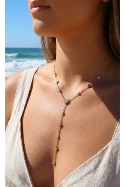 COLLIER "Y" EN ACIER...