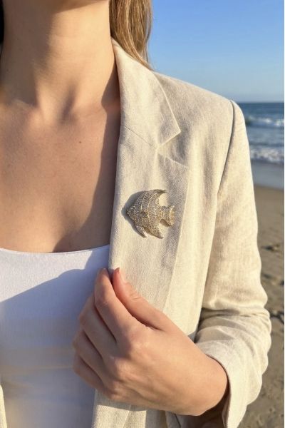 BROCHE AIMENTE POISSON