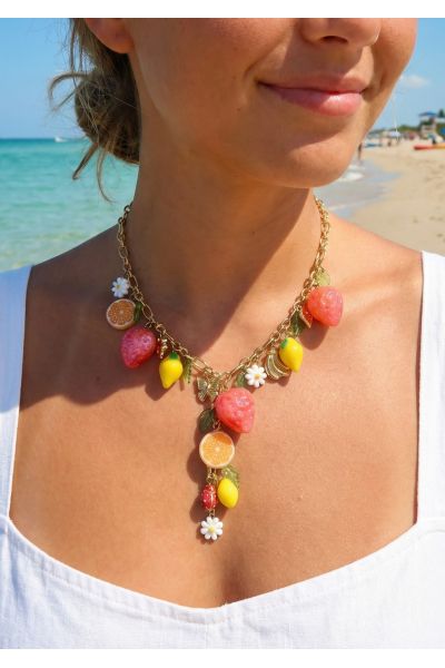 COLLIER "Y" EN ACIER...