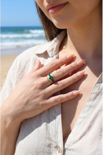 BAGUE AJUSTABLE EN ACIER...