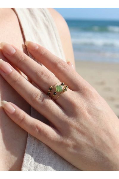 BAGUE AJUSTABLE EN ACIER...