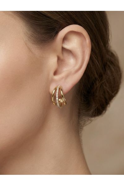 BOUCLES D'OREILLES EN ACIER...