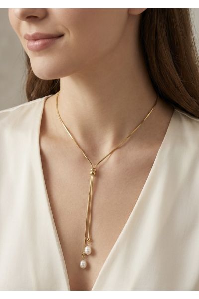 COLLIER "Y" EN ACIER...