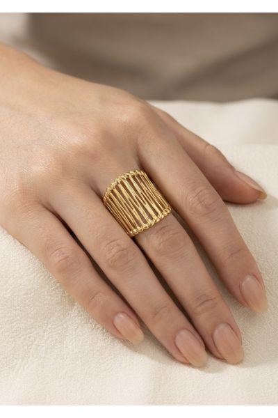 BAGUE AJUSTABLE EN ACIER...
