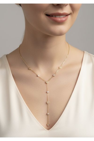 COLLIER "Y" EN ACIER...