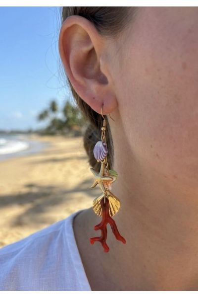 BOUCLES D'OREILLES EN ACIER...