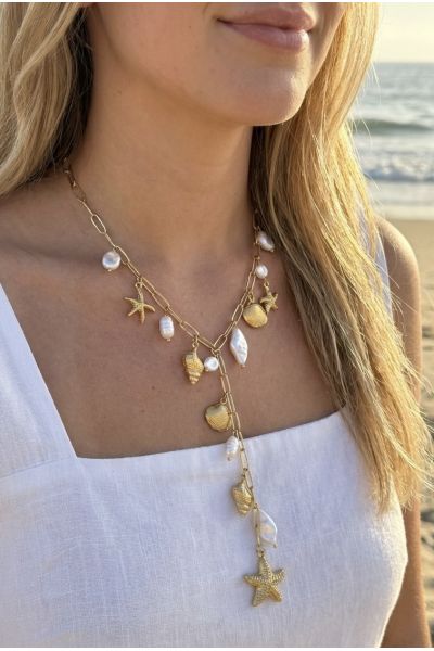 COLLIER "Y" EN ACIER...
