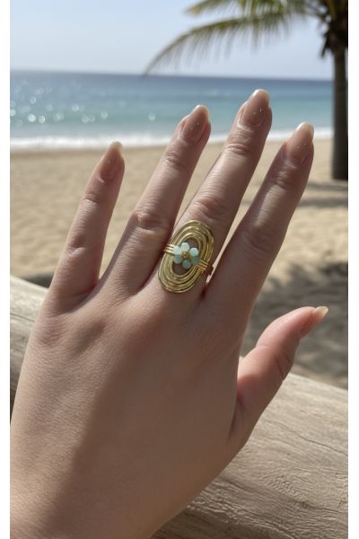 BAGUE AJUSTABLE EN ACIER...