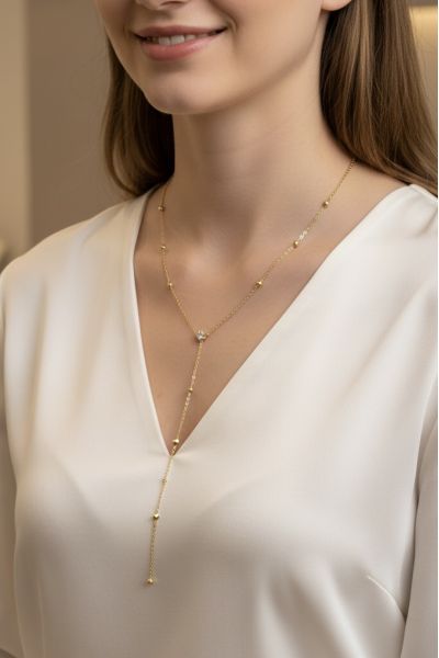 COLLIER "Y" EN ACIER...