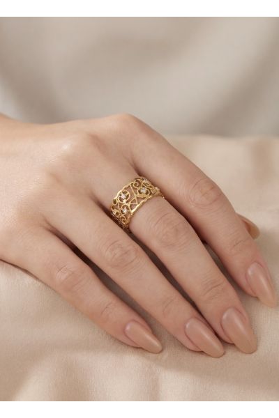 BAGUE AJUSTABLE EN ACIER...