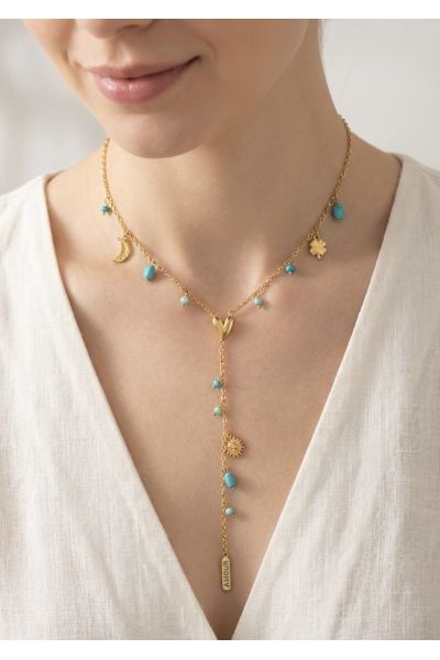 COLLIER "Y" EN ACIER...