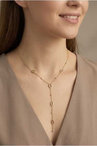 COLLIER "Y" EN ACIER...